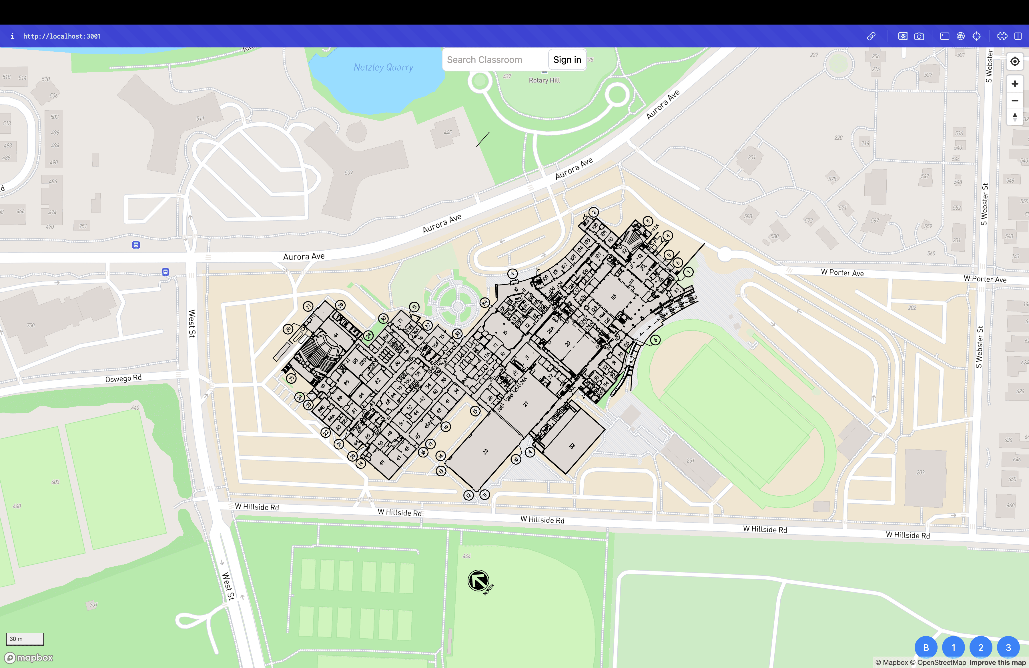 NCHS Nav screenshot 1